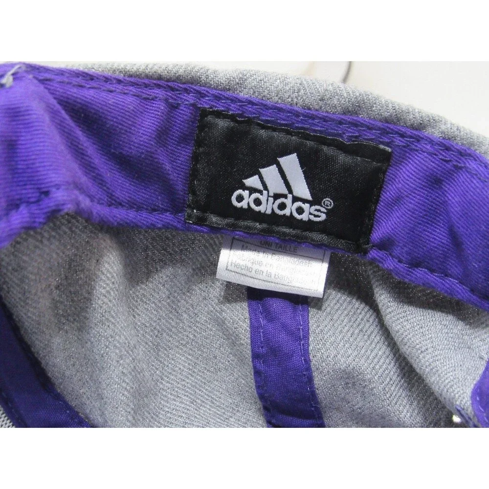 East Carolina Pirates Adidas Snapback Baseball Cap Men's One Size Grey Purple